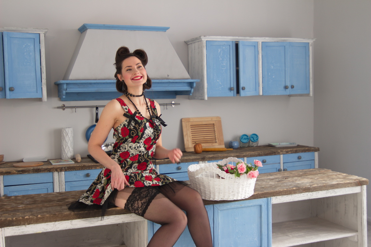 Pin-Up pin-up pin up модель кухня фотосет хорошо фотосессия пин ар