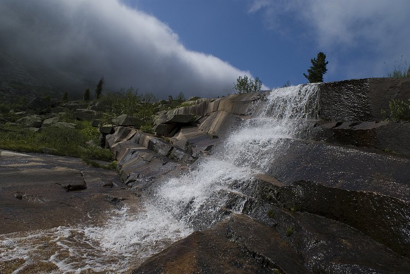 Водопад водопад облако