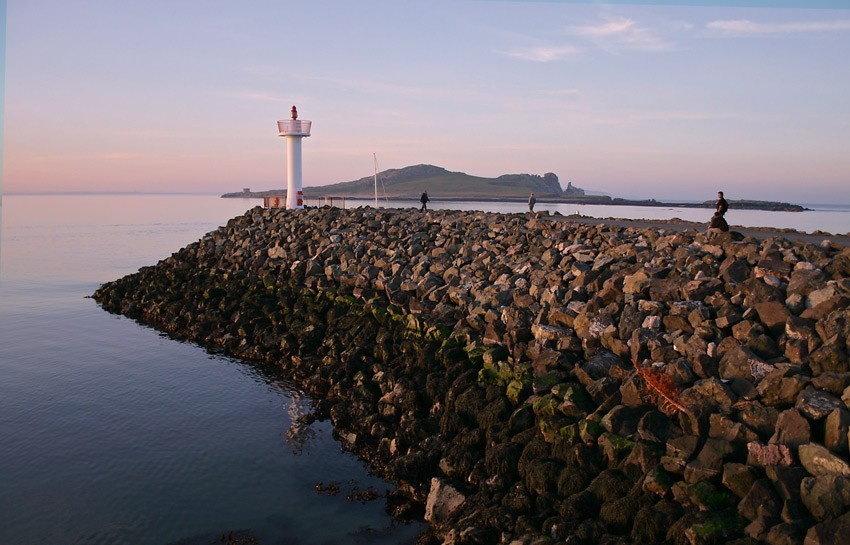 Light House Evening Light House Howth