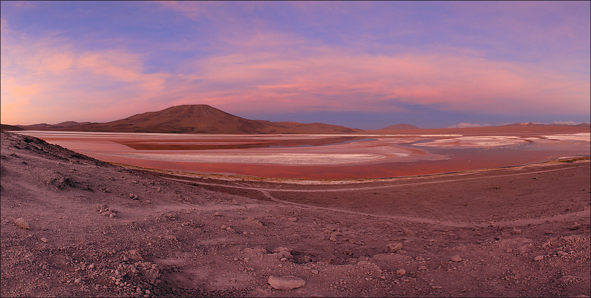 *** боливия, лагуна, колорада, панорама, bolivia, laguna, colorada, закат, sunset