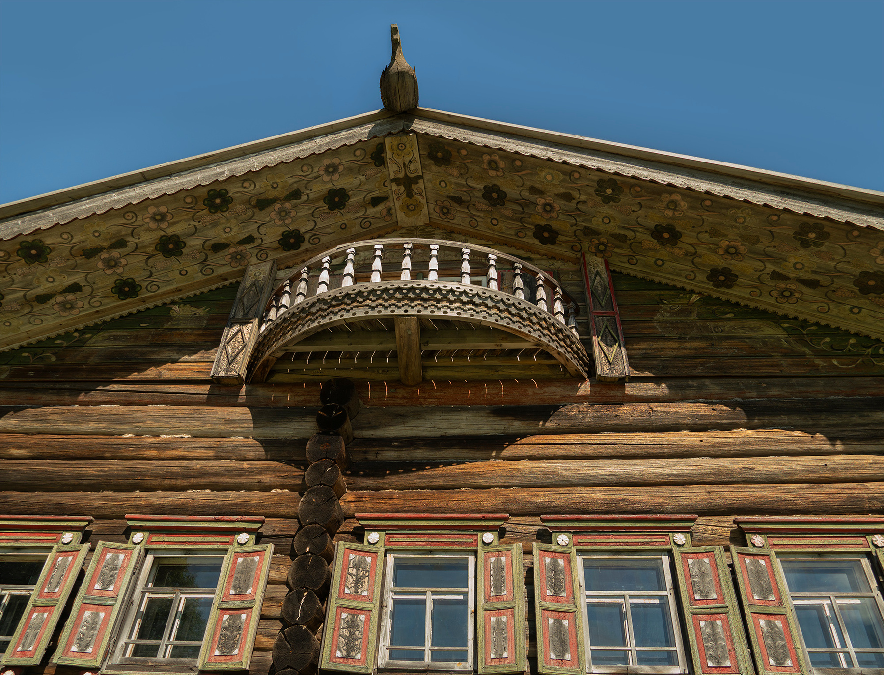 Музей Малые Корелы. Дом Клокотова (1879) Архангельская обл Малые Корелы