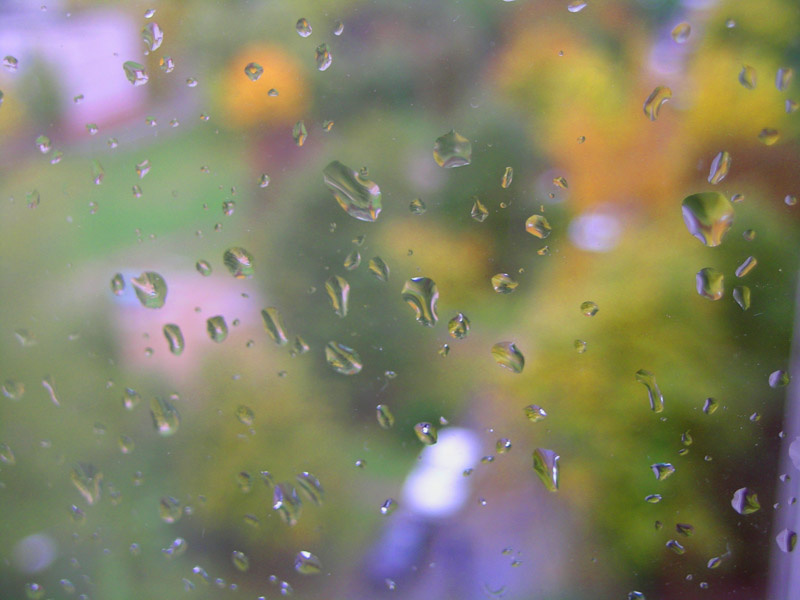 Rain-drop window 