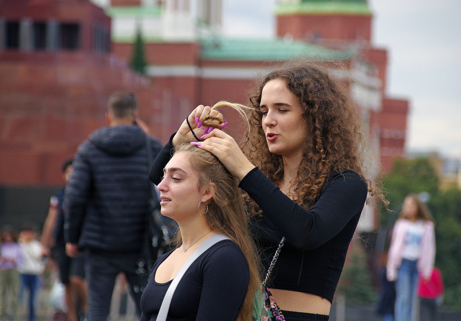 Подготовка к съёмке 