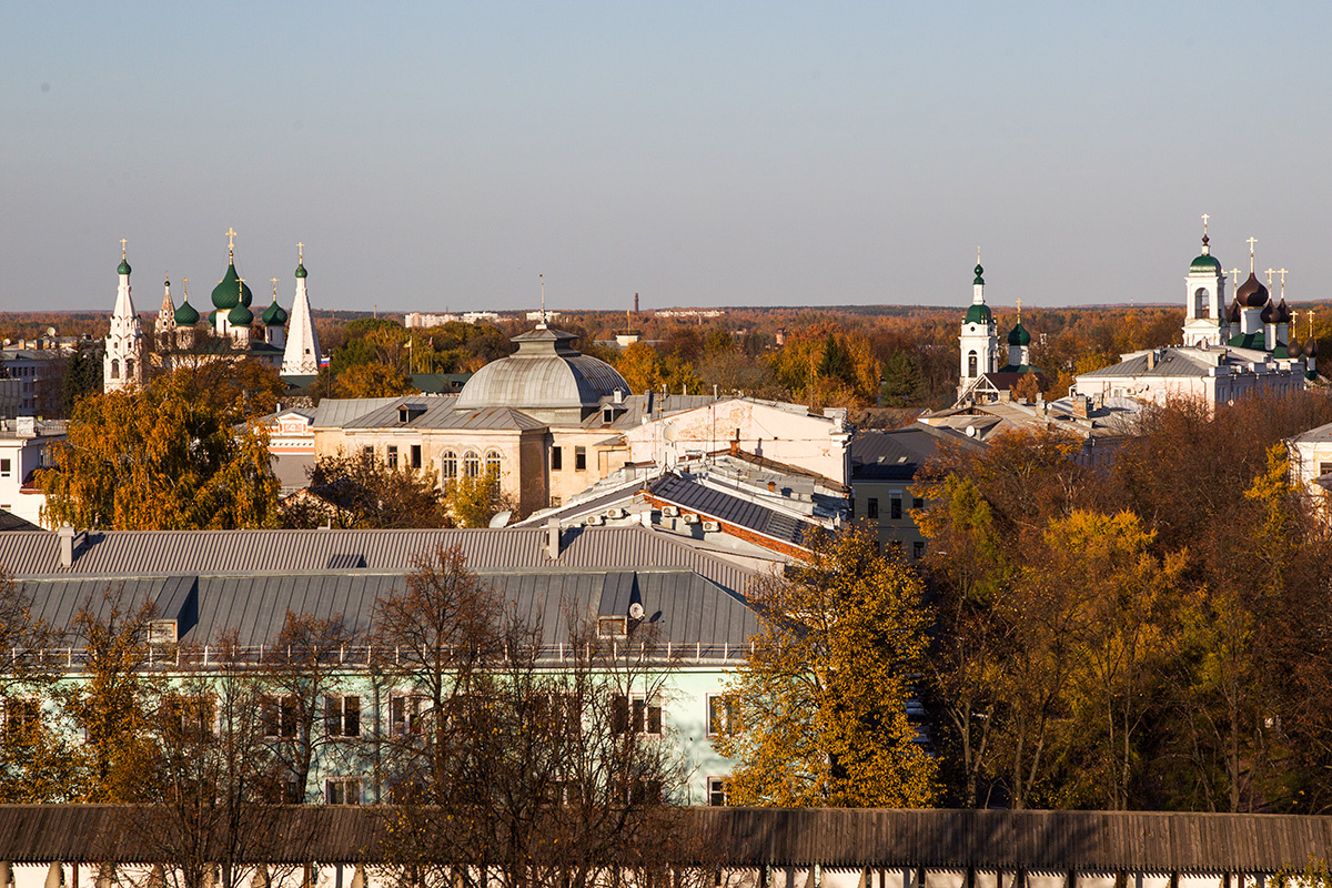 Ярославские крыши город крыши Ярославль