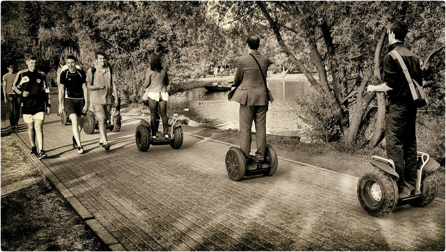 это было недавно, это было давно (9) Москва 2015 г Воронцовский парк Segway