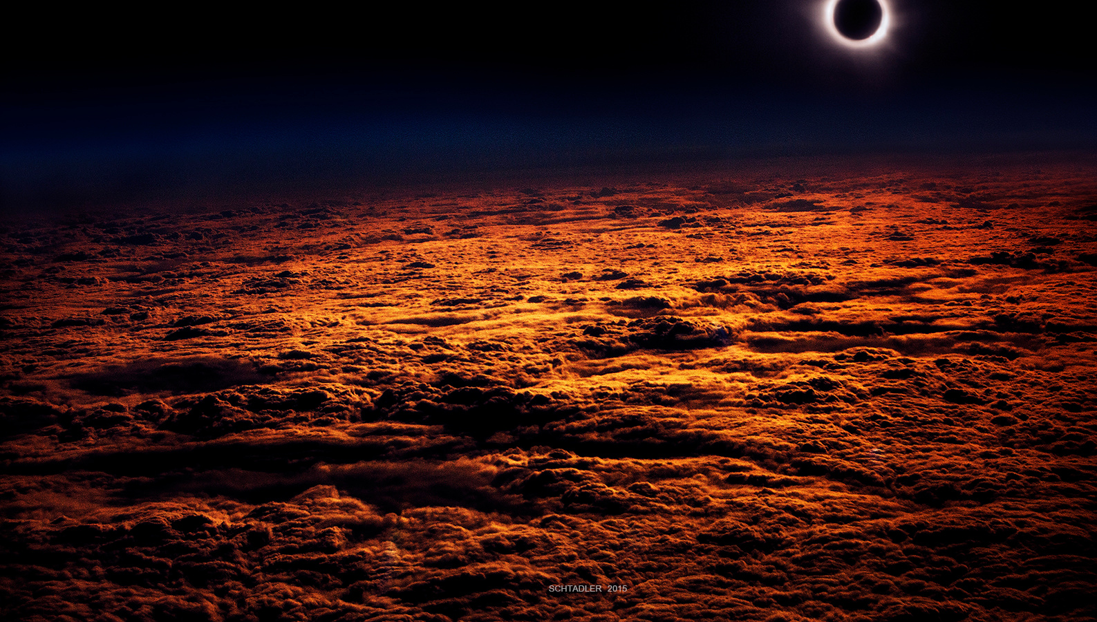 •● 20.03.15 Eclipse Flight над Северным-Ледовитым океаном. Eclipse Flight SCHTADLER