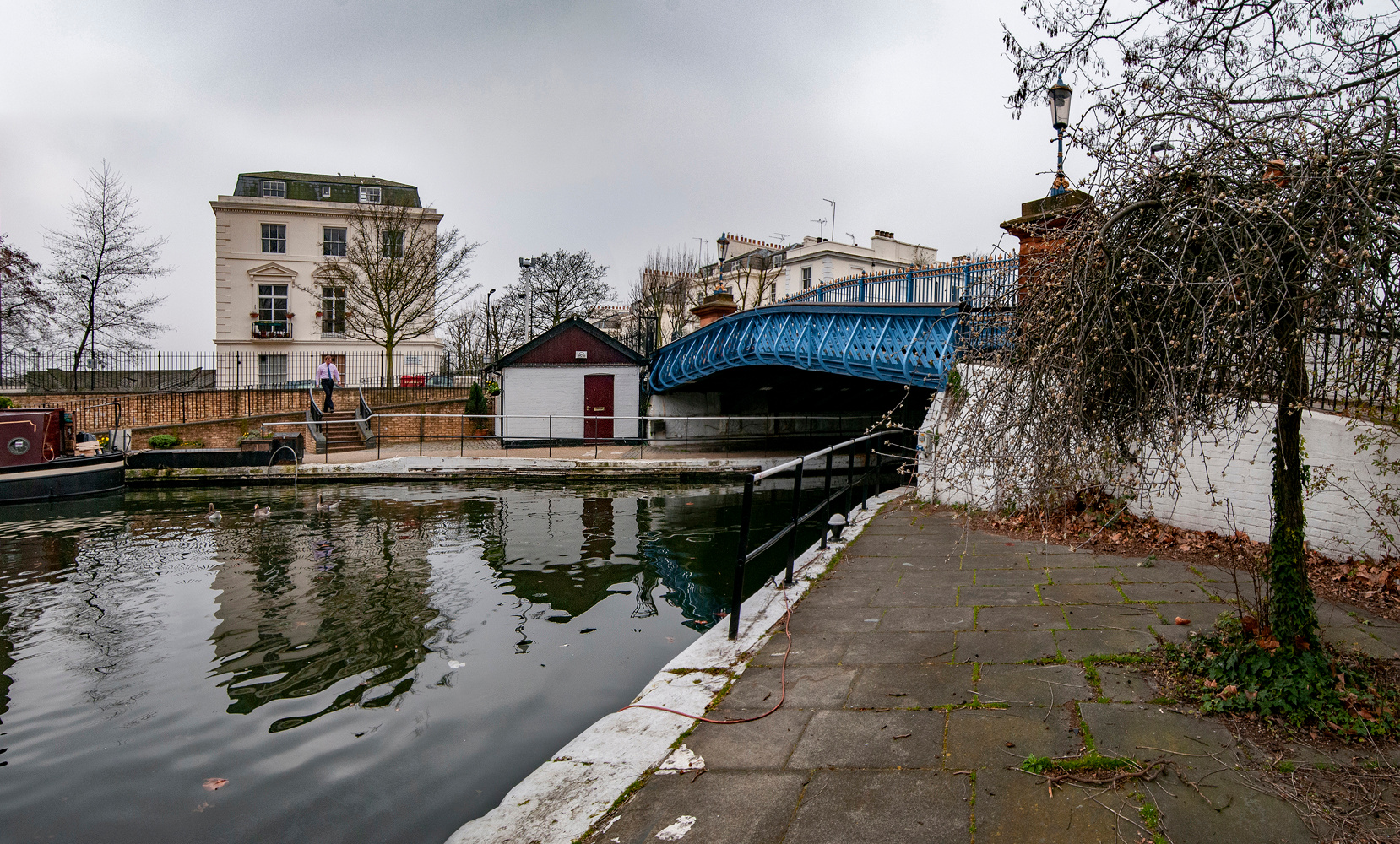 На Риджентс-канале Лондон Риджентс-канал март Westbourne_Terrace_Rd_Bridge
