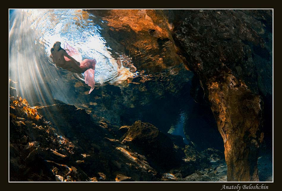 Наваждение наваждение grande cenote mexica cave diving