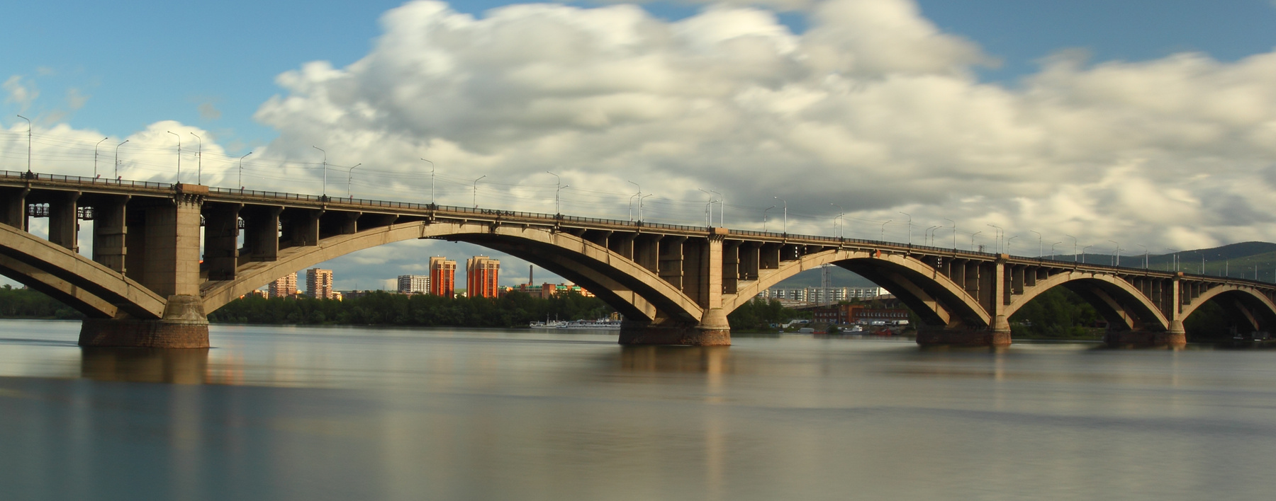 Коммунальный мост Красноярск город мосты