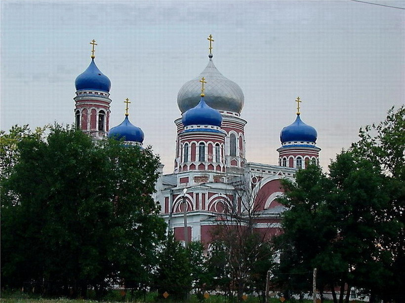 Храм на закате Храм
