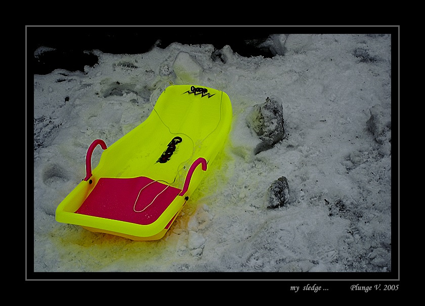 my sledge.... 