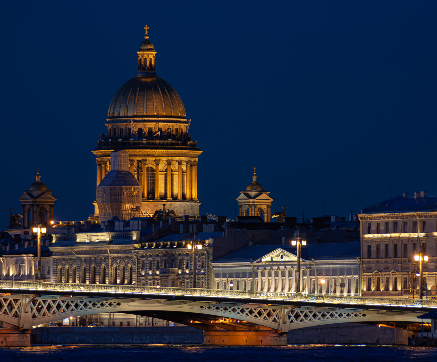 Исаакиевский собор Нева Петербург СПб мост мосты Питер