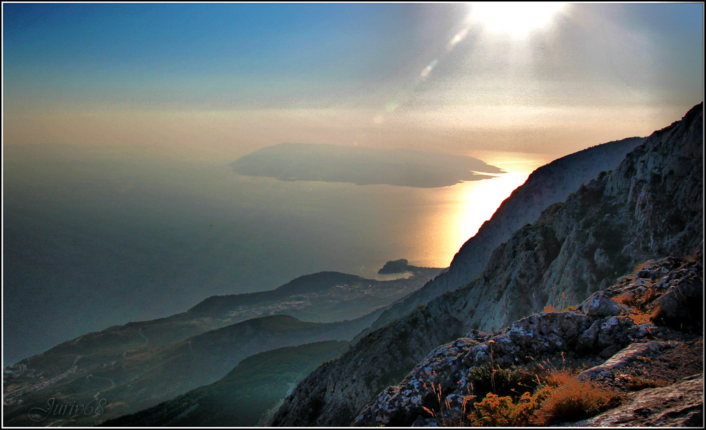Средиземье горы, Хорватия, море, солнце, juriy68