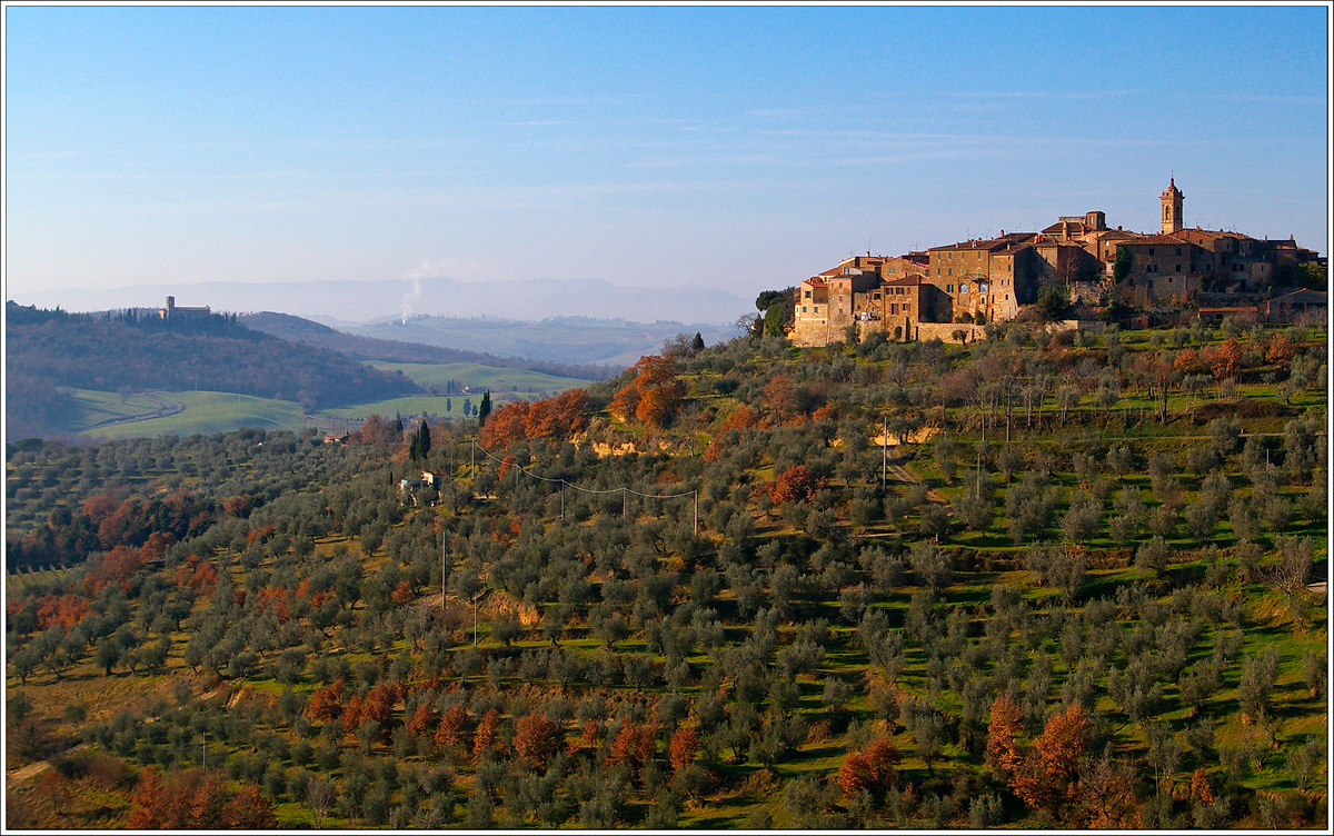 На сиенских холмах Италия Тоскана Crete Senesi