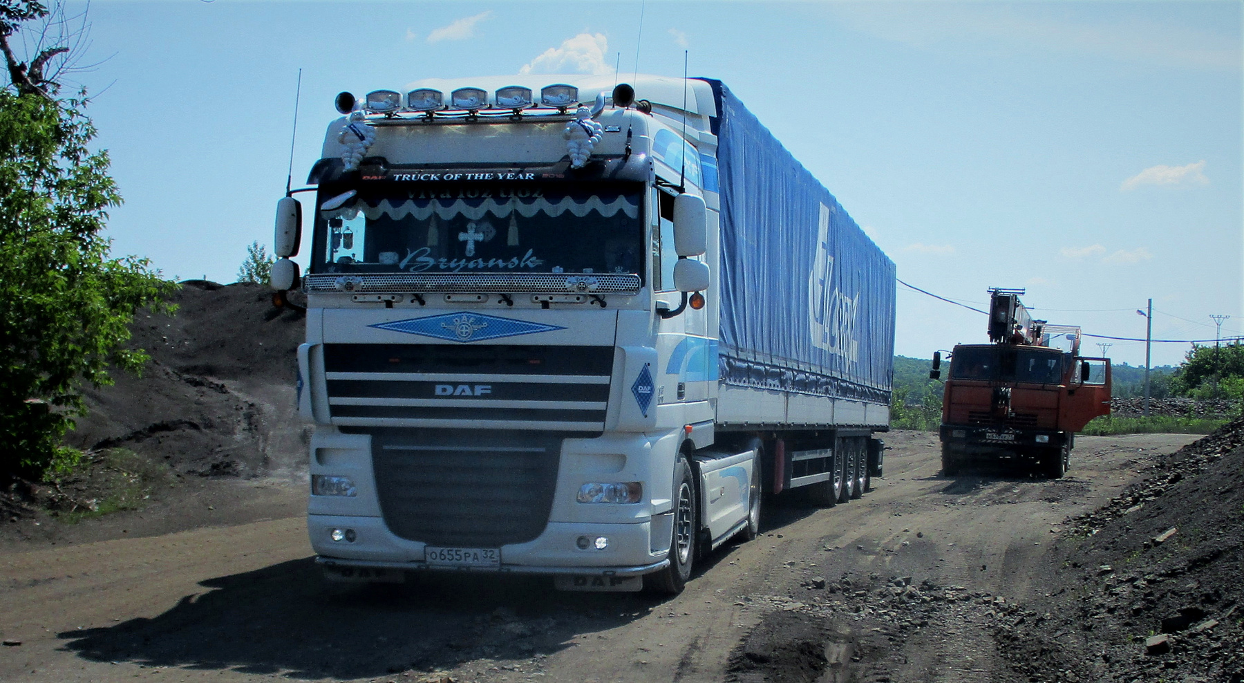 DAF DAF авто тягач завод лето