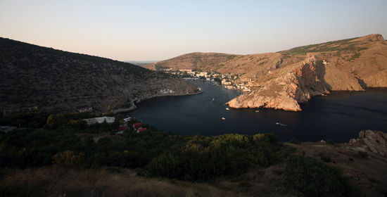 горно морской пейзаж 