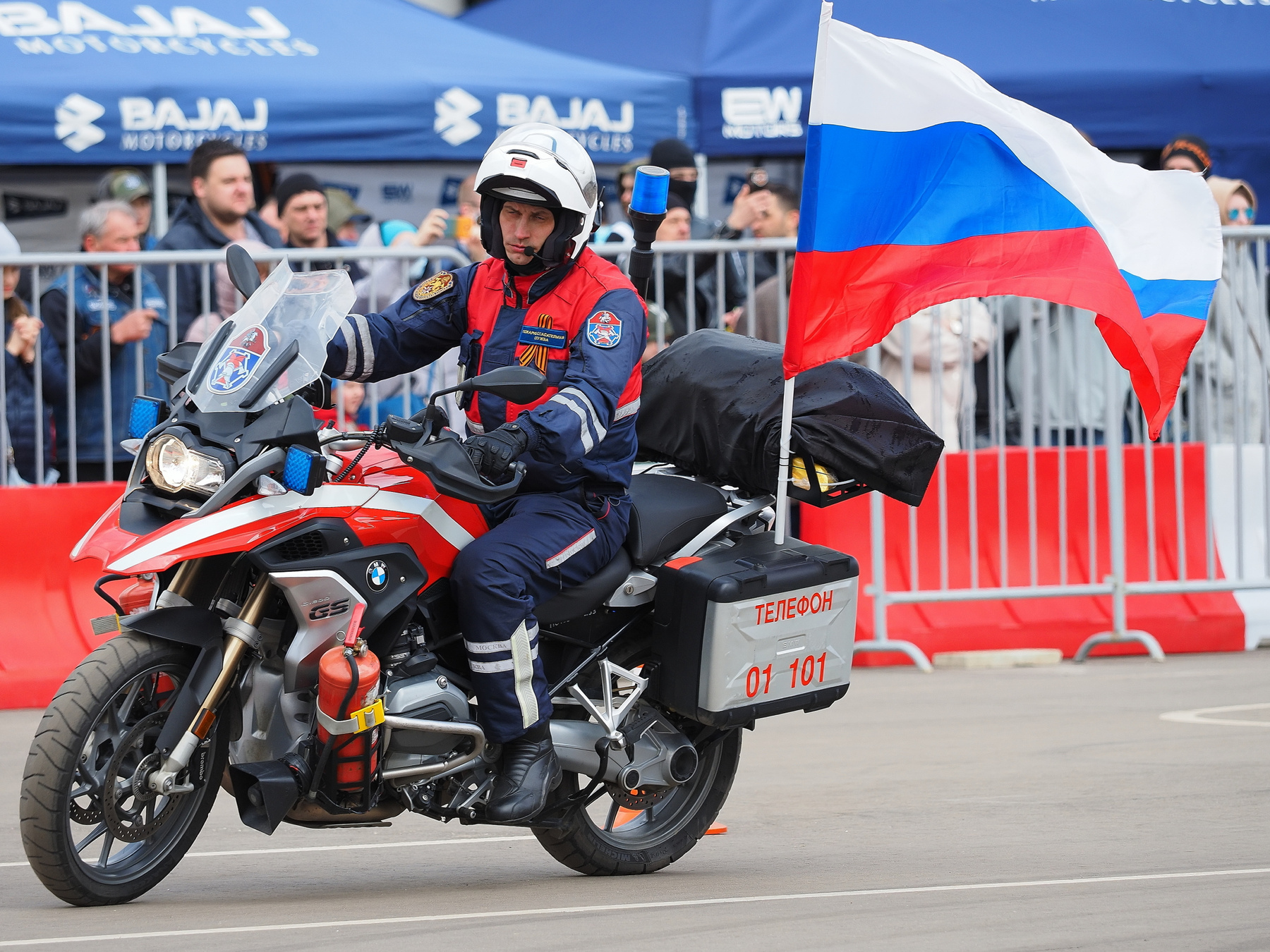 На открытии мотосезона в Москве 2022 г. 