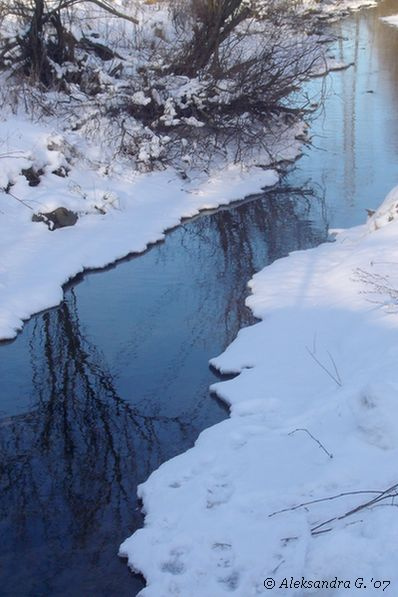 Про ручей... вода снег ручей