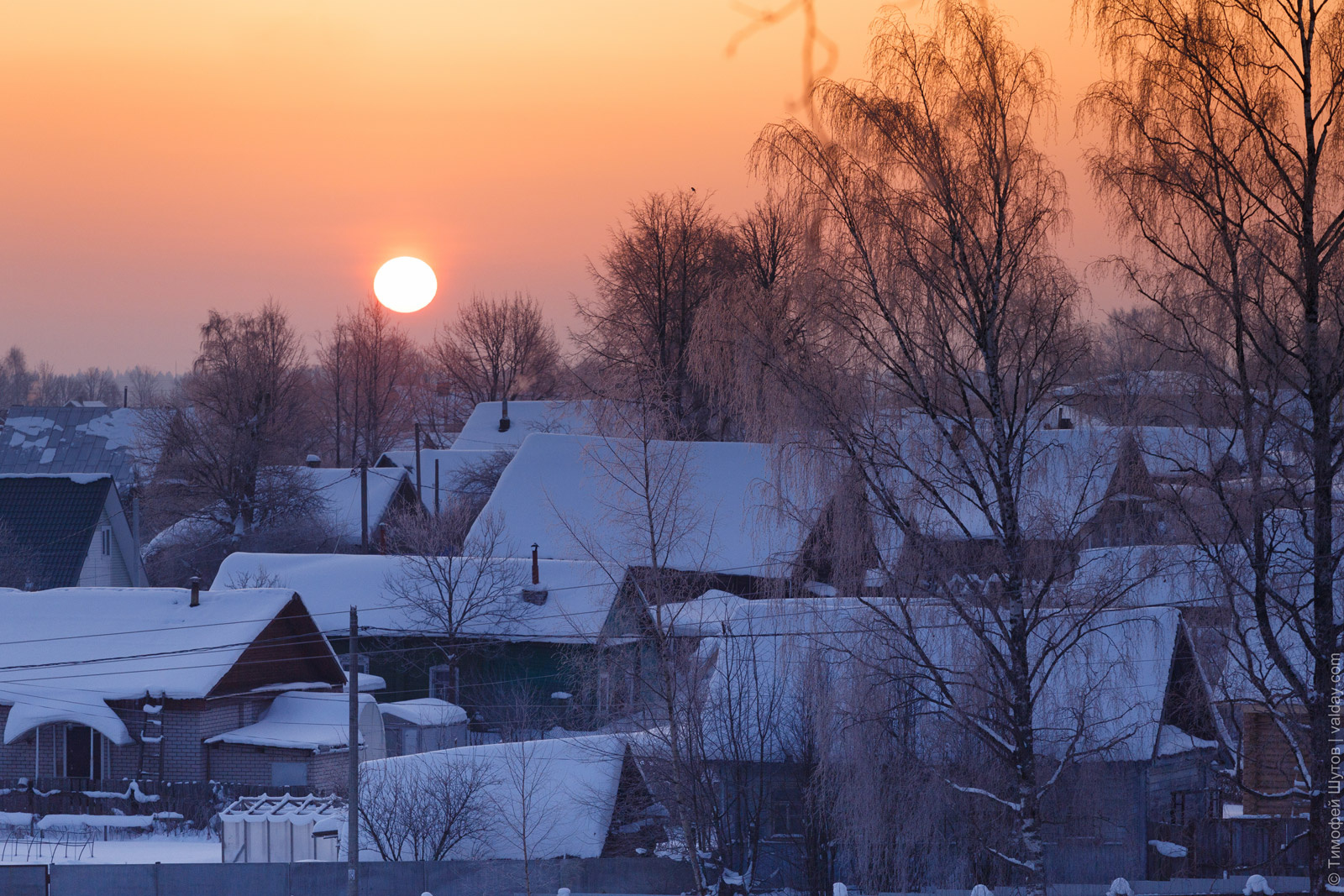 Зимний рассвет №3 Валдай