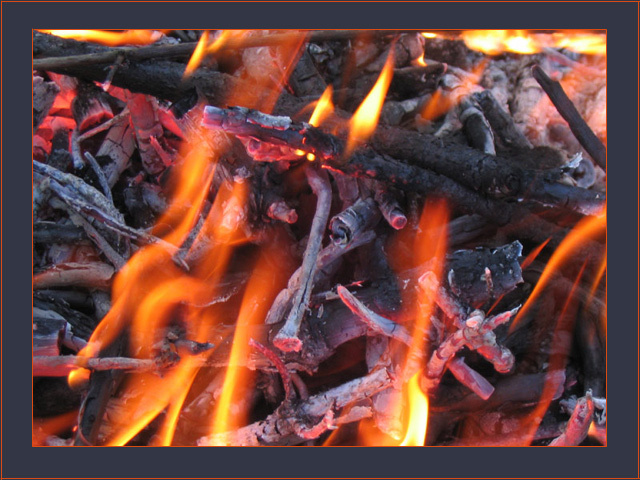 fire огонь угли костер