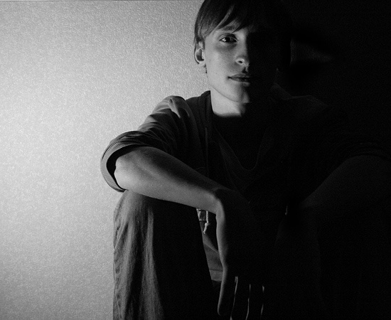 bw река, девушка, горы
