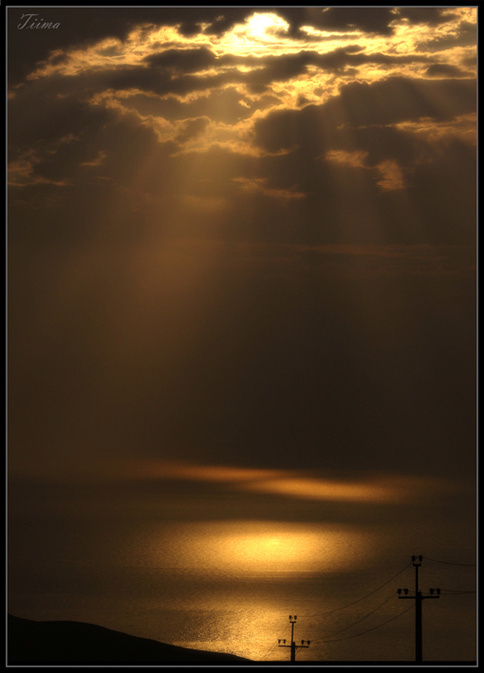 *The sunset* 
