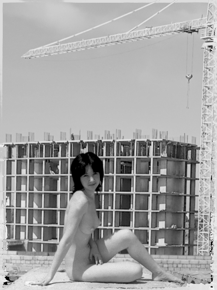 Christeen 0 girl young teen nude naked sexy beautiful lovely amazing brunette barefeet boobs breasts tits nipples pussy building buildingconstrustions public publicnudity outside outdoor sunlight naturallight