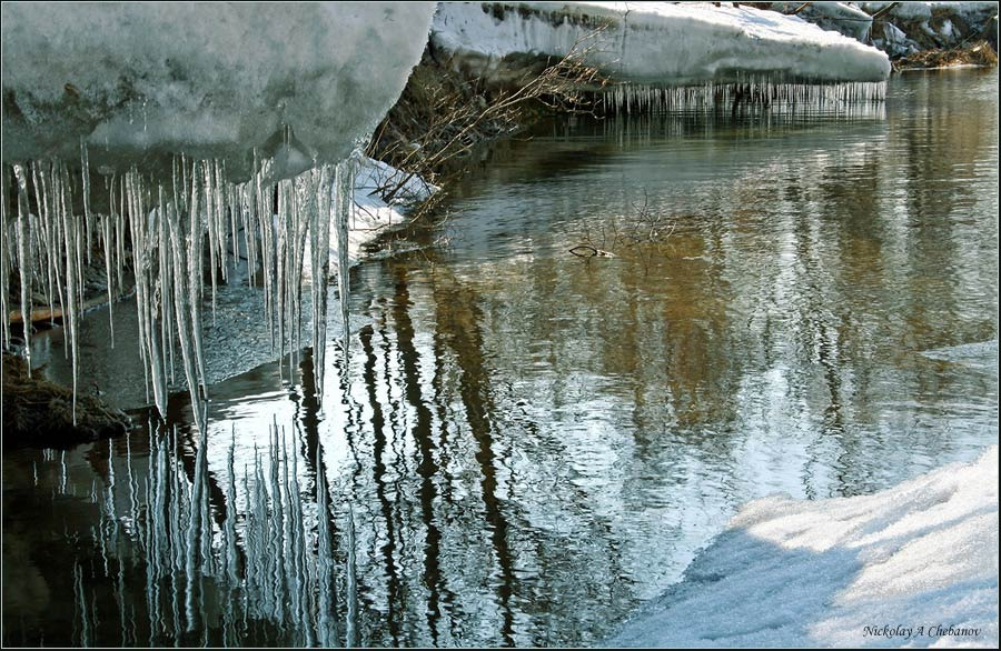 Органная мелодия Весны Камчатка, весна, сосульки, капель, музыка
