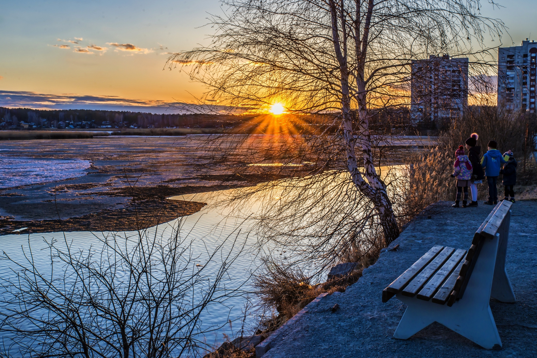 April on the lake 