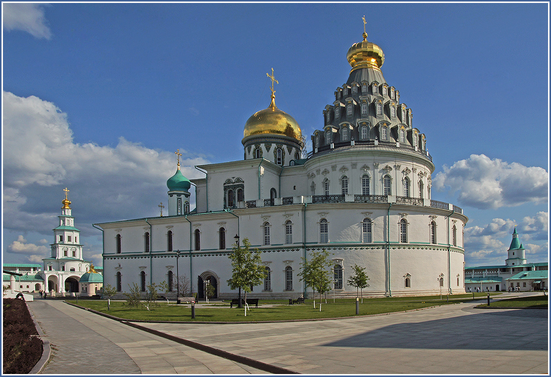 Святыни Палестины в Подмосковье [10] Подмосковье Истра монастырь храм собор церковь купол