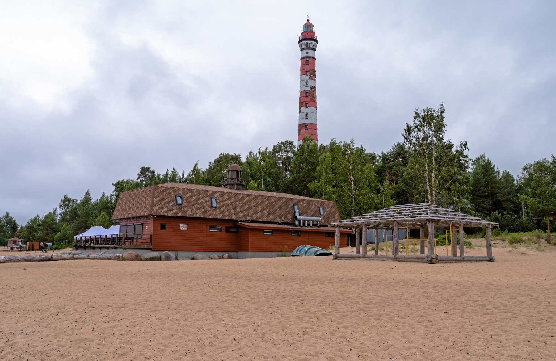 Осиновецкий маяк ЛО Ладожское озеро