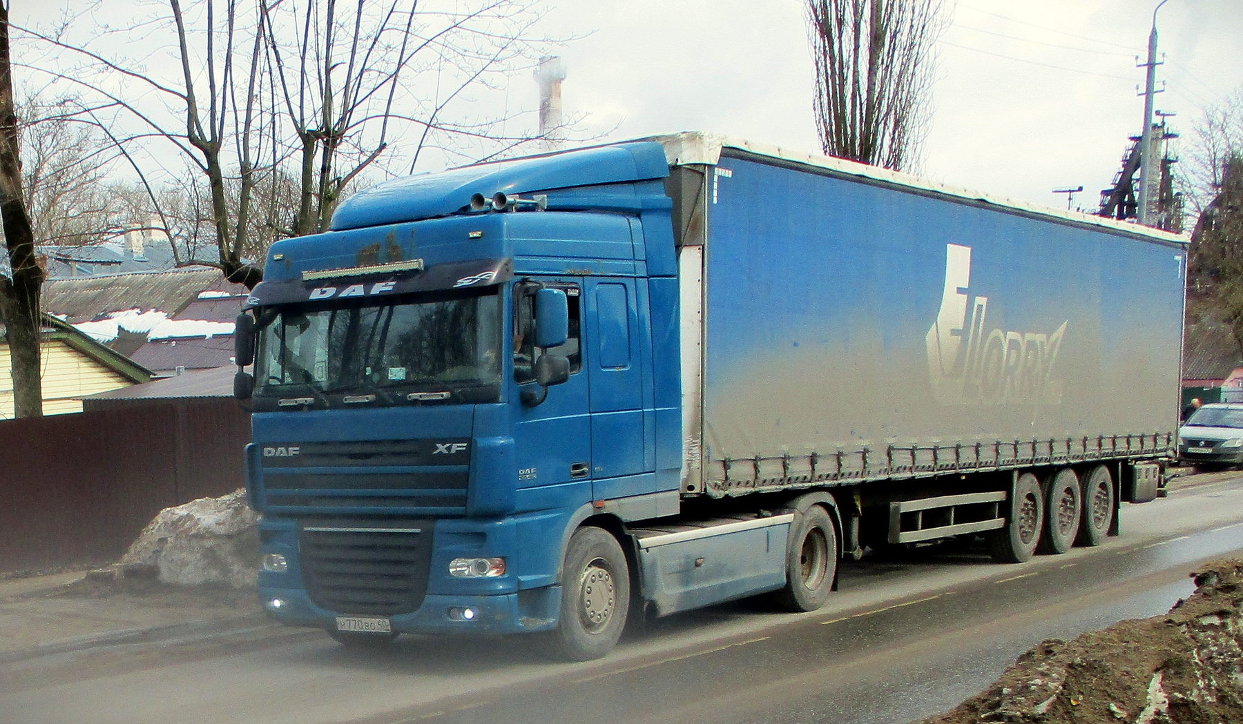 DAF DAF авто тягач улица город весна