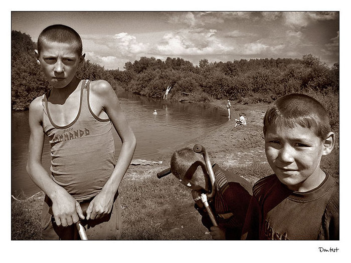 На речке 