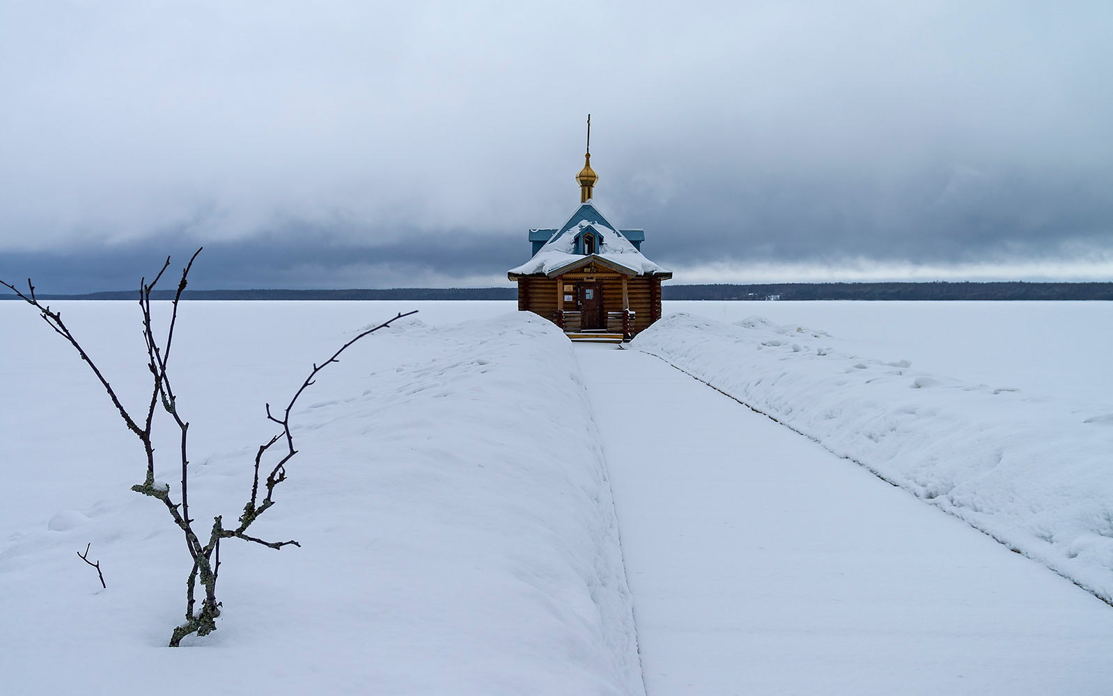 Важеозерский мужской монастырь, Карелия. Часовня св. Иоанна Предтечи (Крестильня) (2) 