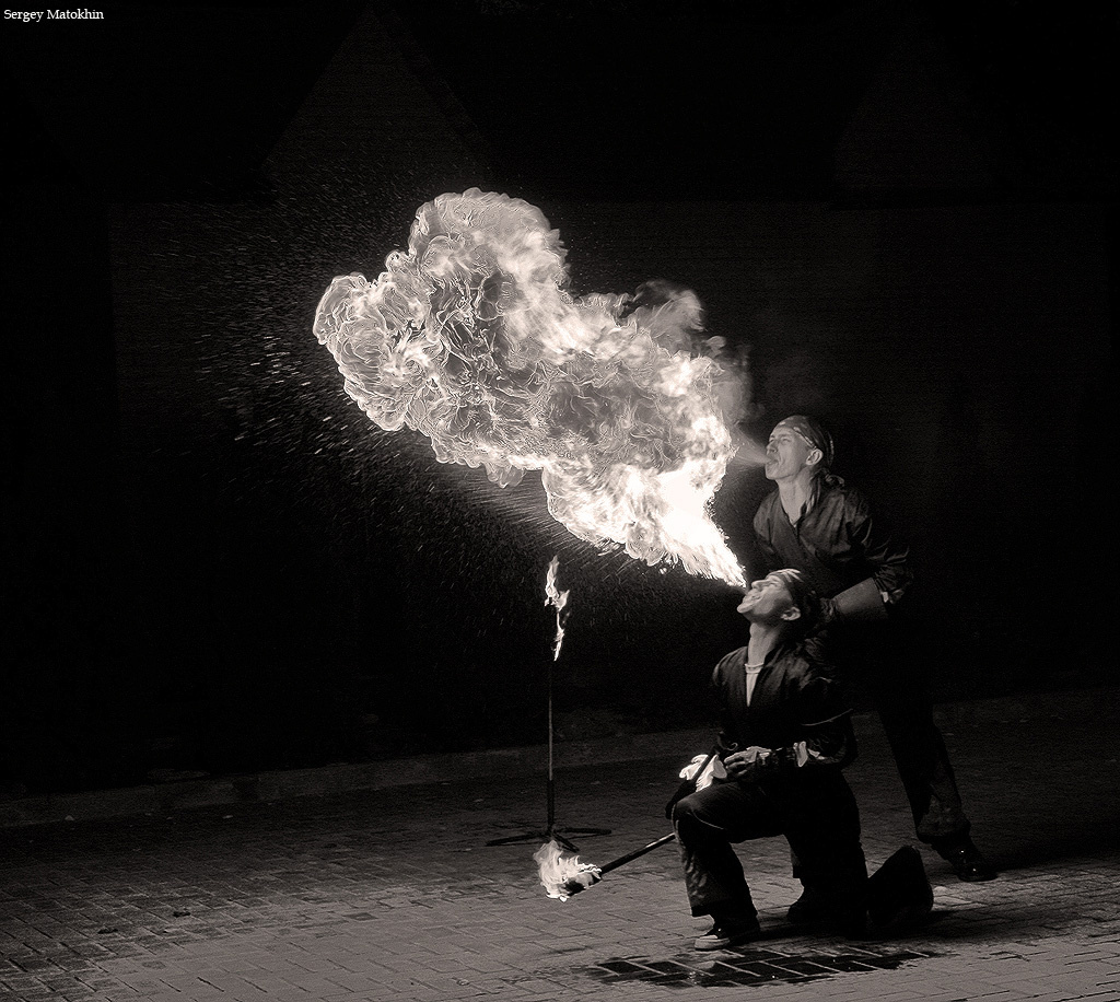 Fire  огонь шоу