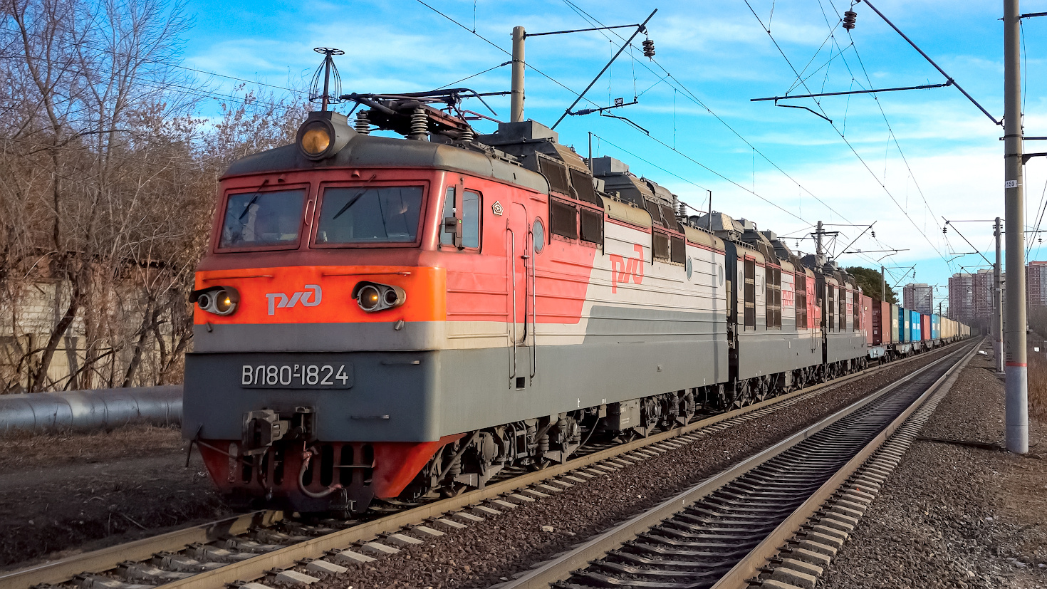 * * * * * railway железная дорога locomotive локомотив электровоз поезд train Russia Siberia Irkutsk Россия Сибирь Иркутск споттинг spotting