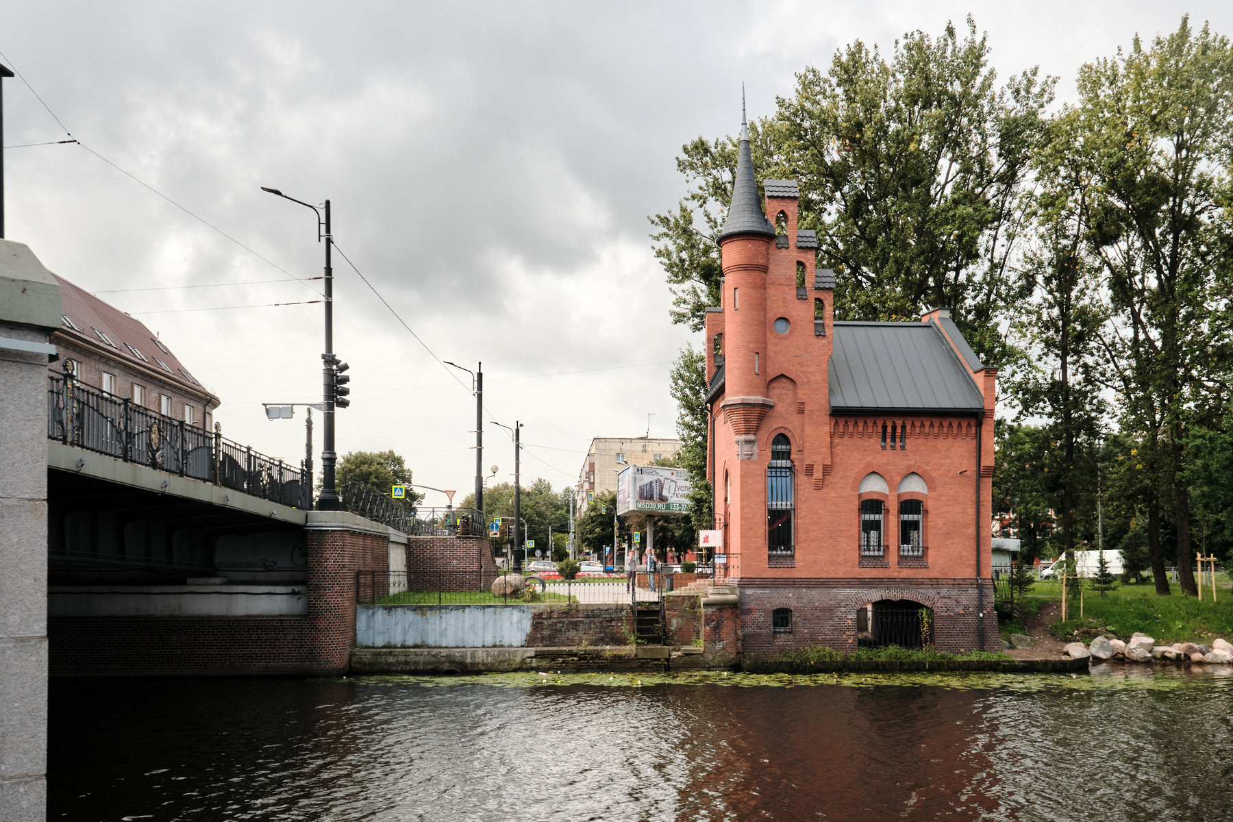 домик смотрителя Высокого моста  (1899) Архитектура Калининград