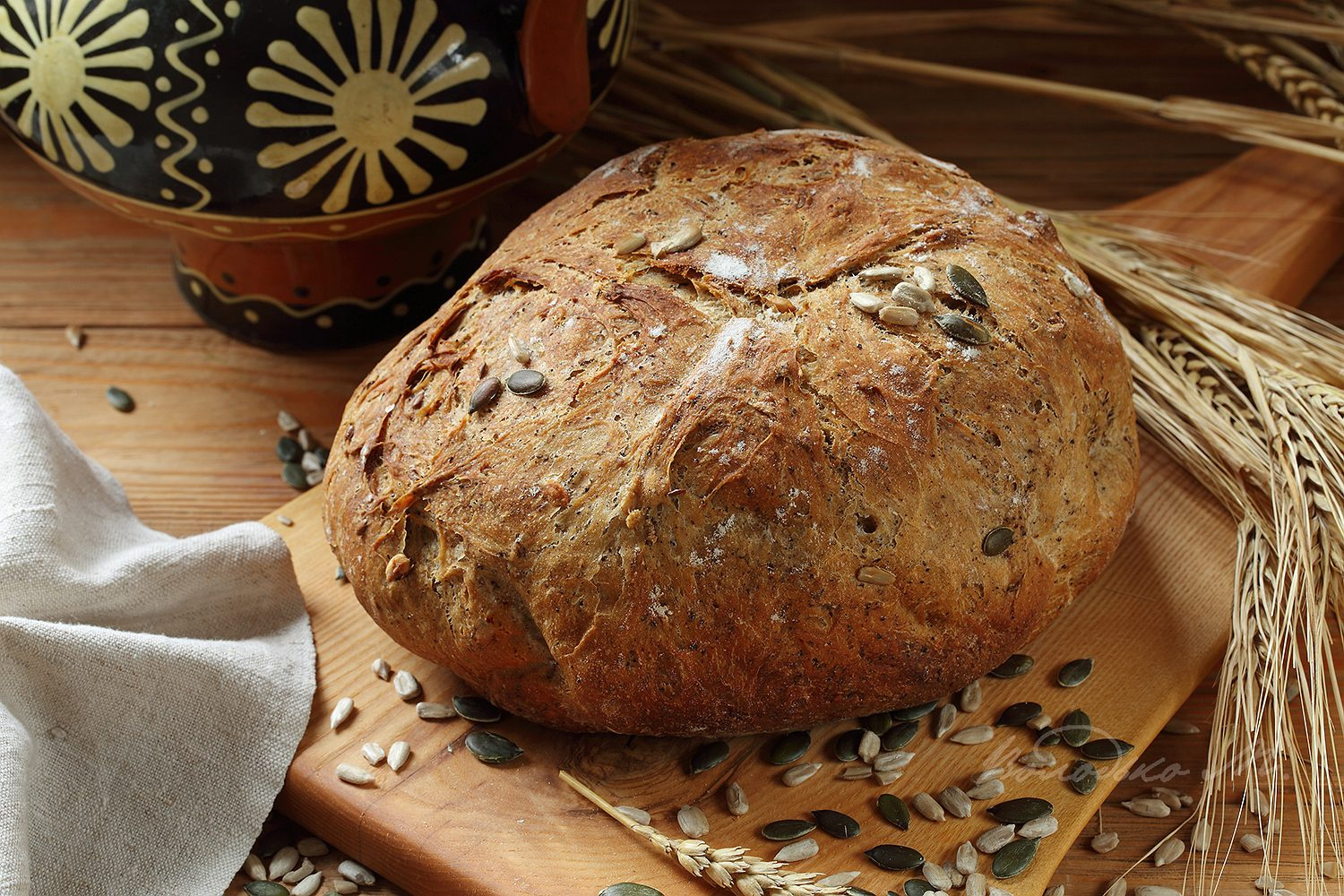 Злаковый хлеб выпечка злаковый