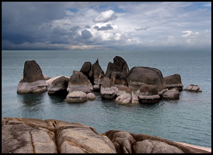 Камни и облака Камни море облака
