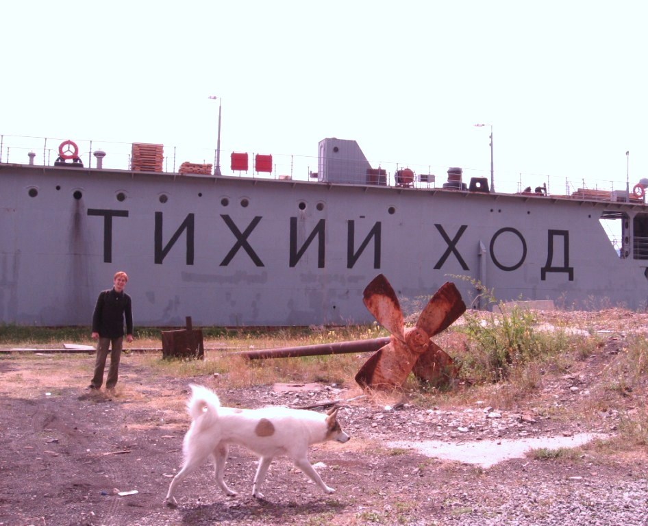 Из серии "Абсурд" человек собака корабль