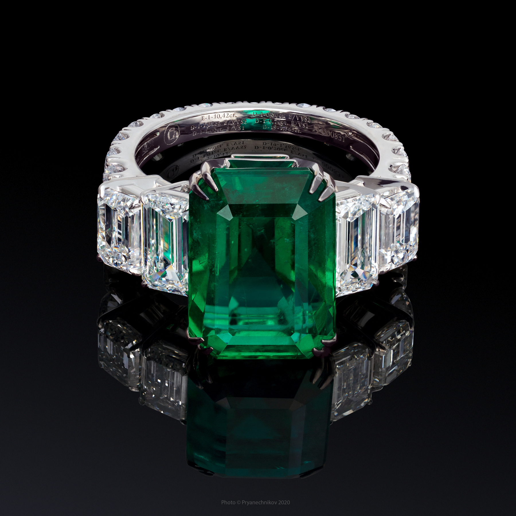 Рекламное фото ювелирных изделий и драгоценных камней. Precious Gems Pryanechnikov
