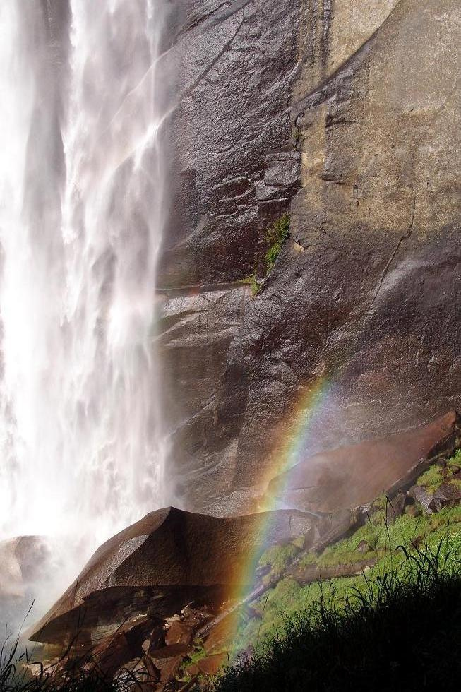 Magic Rainbow at waterfall