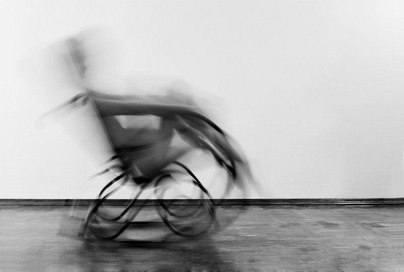 In motion 