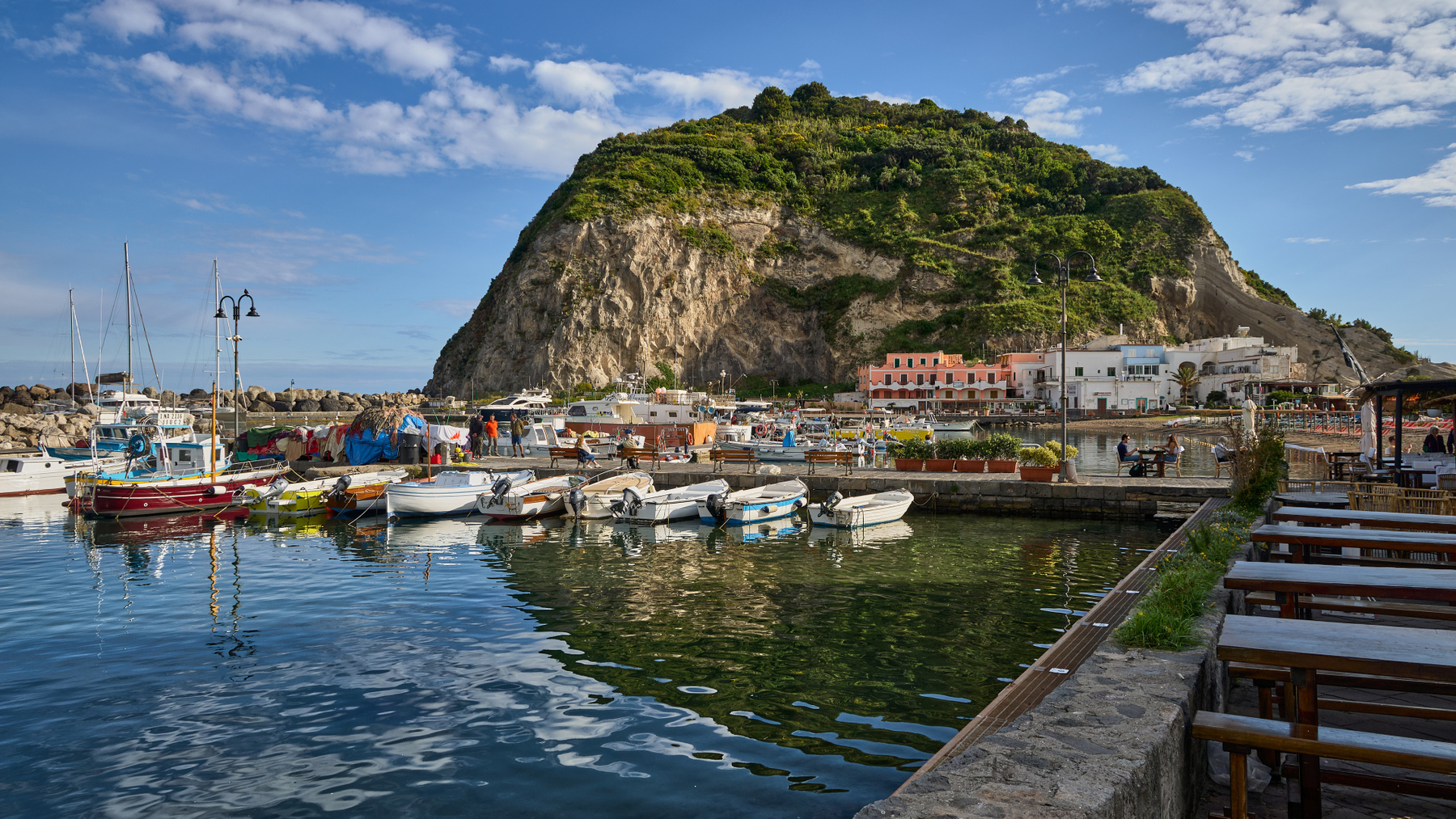 Ужин у моря на двоих (2)... Италия Искья Porto di Sant Angelo Порт Сант-Анджело
