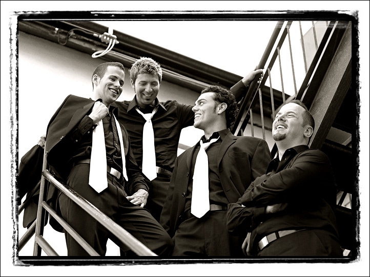 кадр из жизни Canadian Tenors 