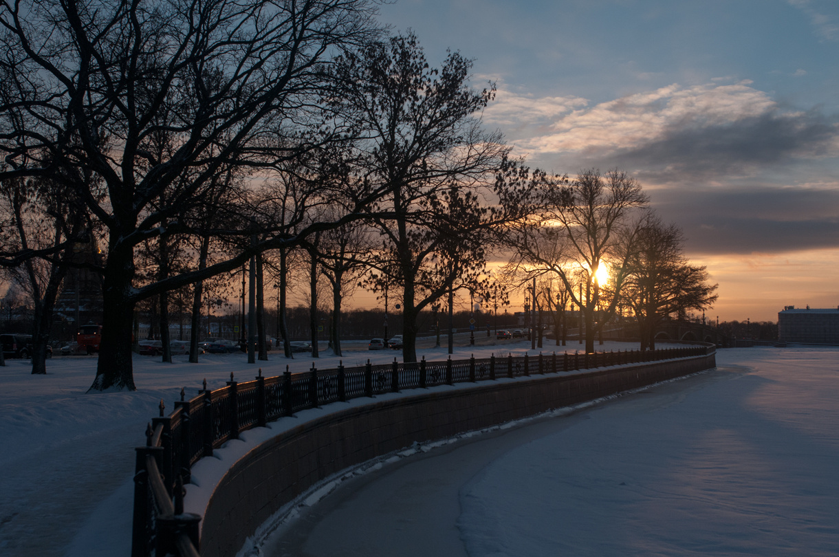 Interminable winter Petersburg