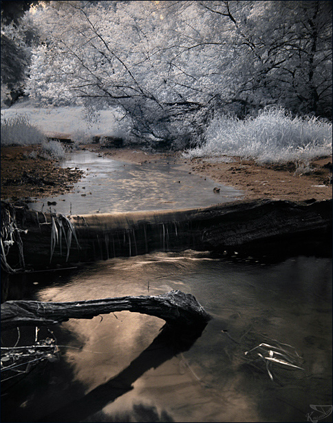 Маленькая речушка (IR) ИК IR InfraRed Инфракрасная съемка