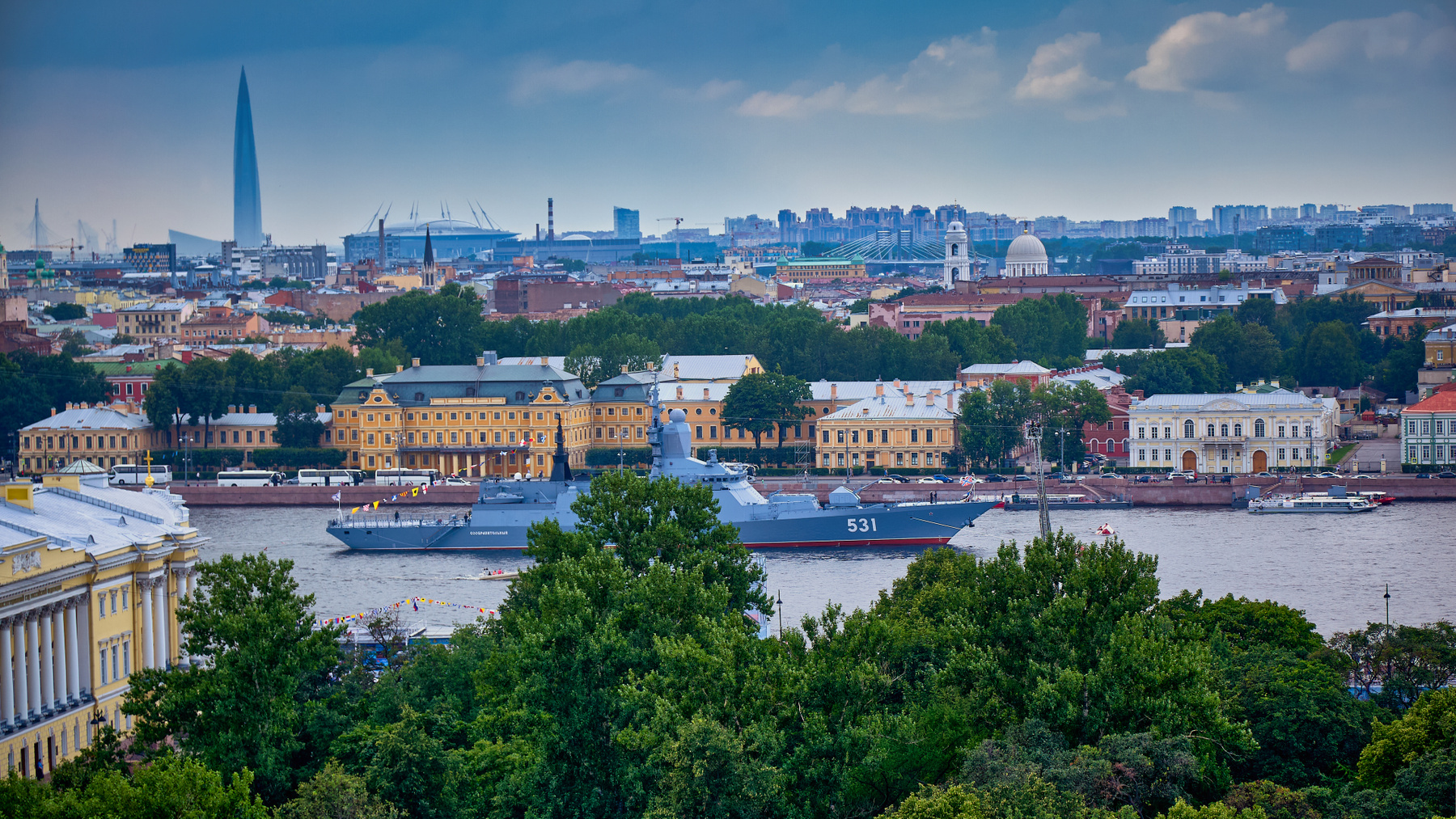 531 Санкт-Петербург Нева парад ВМФ