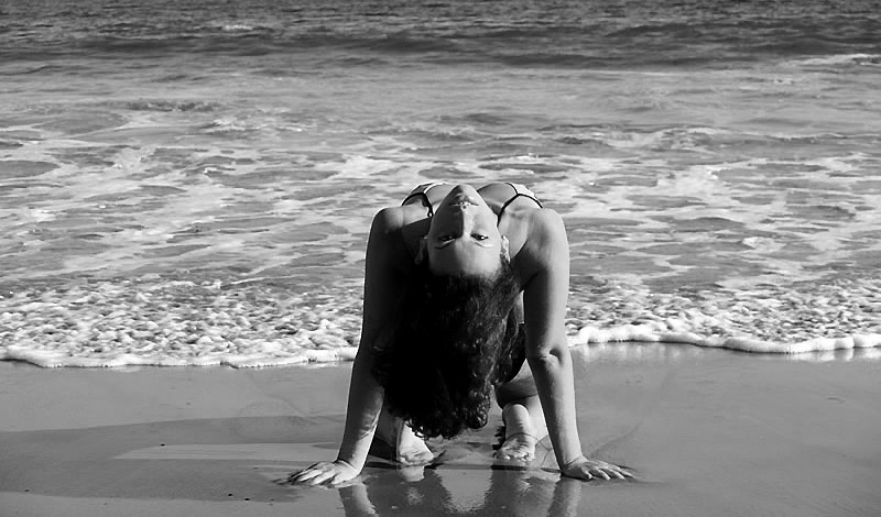 the beach 