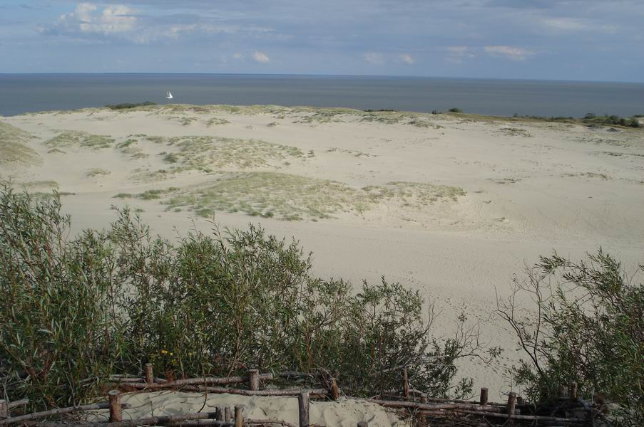 Немного дюн Дюны, море